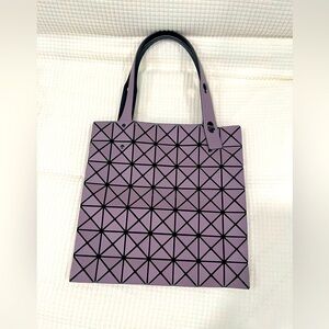 BAO BAO ISSEY MIYAKE Purple Prism Metallic Tote